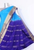 Contrast Classic Pure Mysore Crepe Silk Saree
